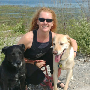 Erica Seaver-Engel with dogs photo